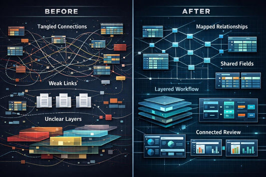 Infographic of before and after learning from Lattice tier