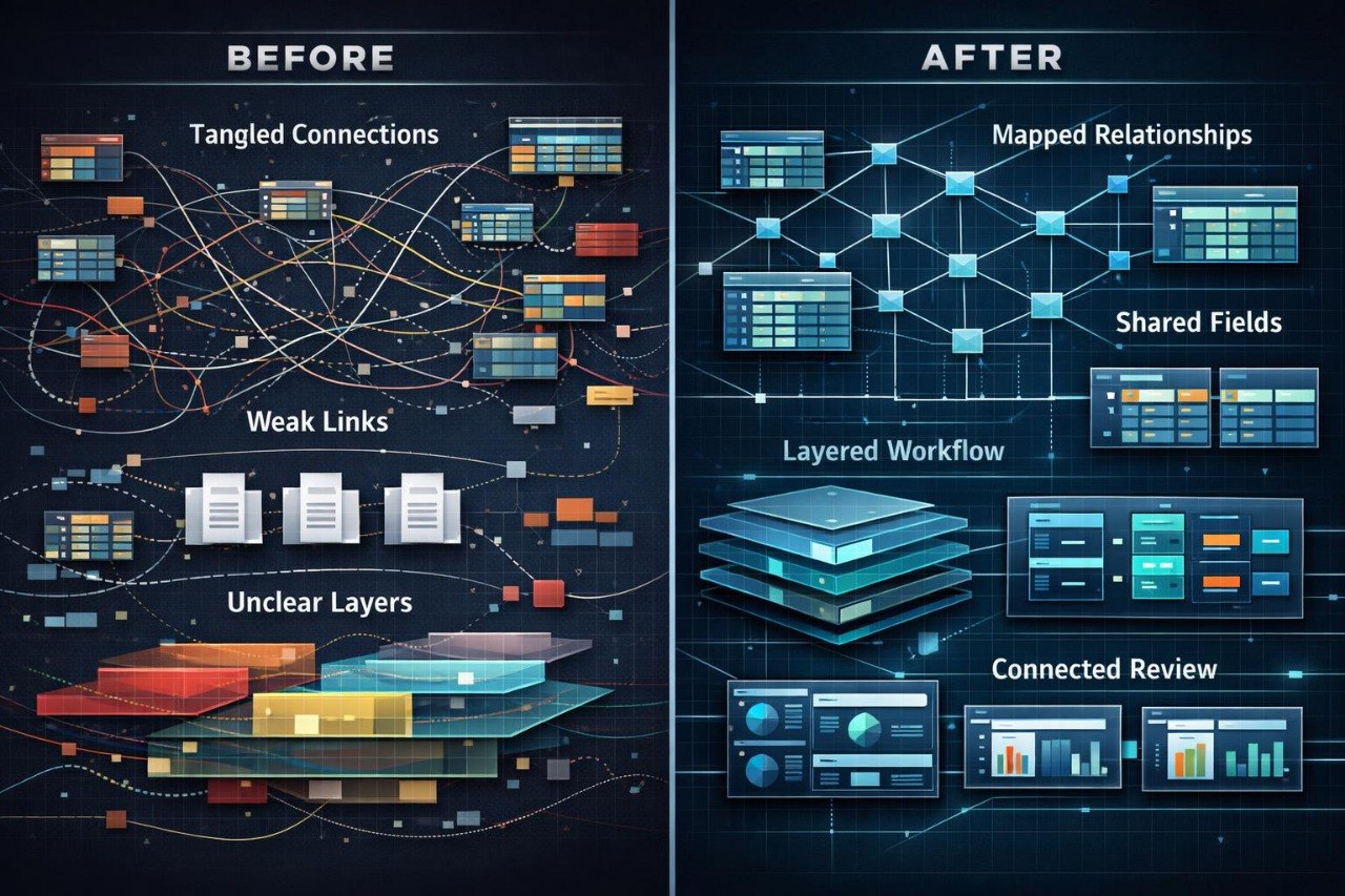 Infographic of before and after learning from Lattice tier