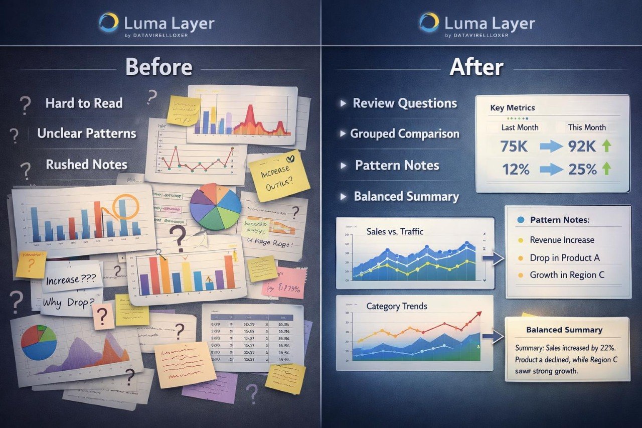 luma layer tier  before after