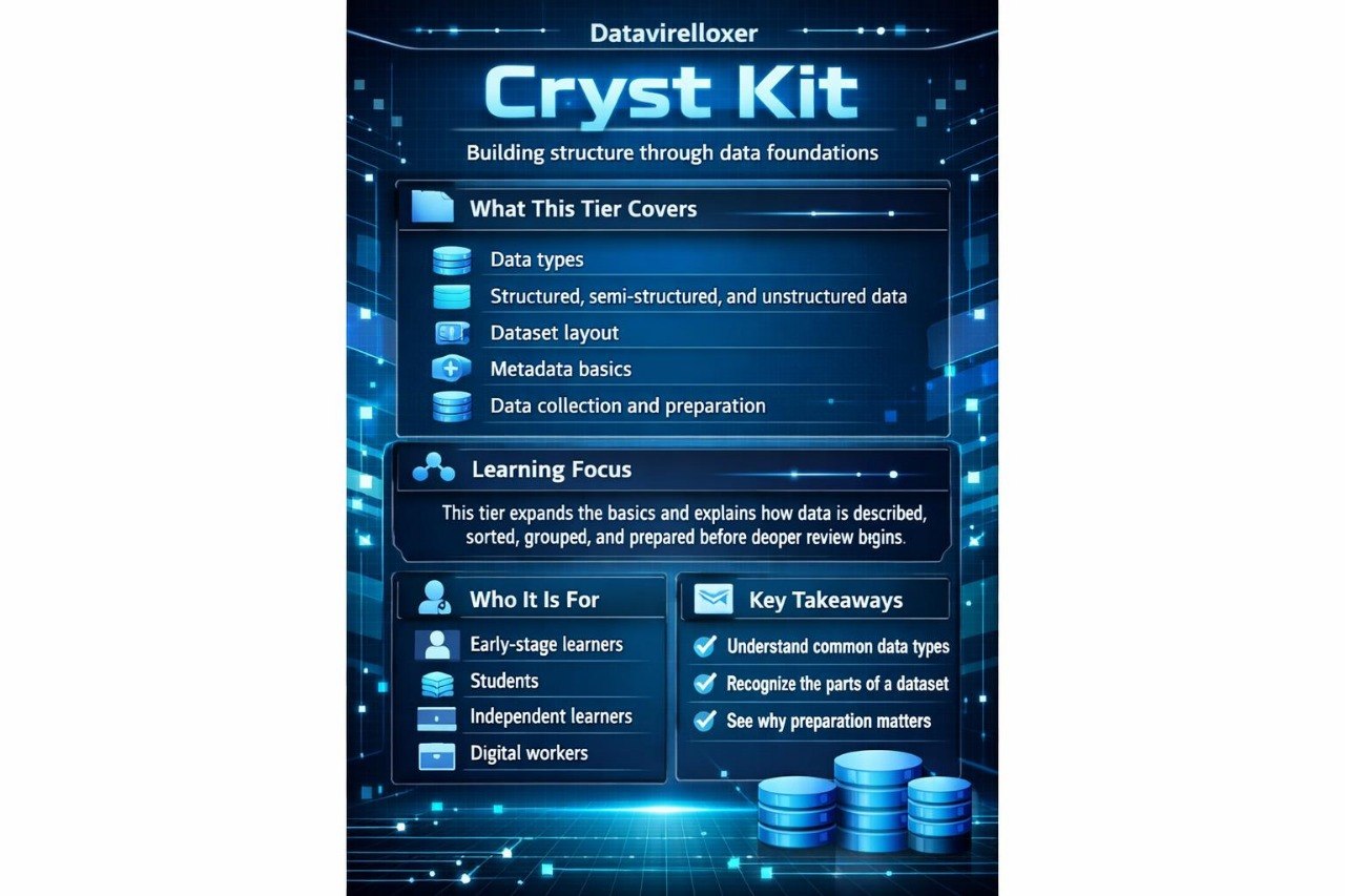 Cryst Kit detail guide list of what is included