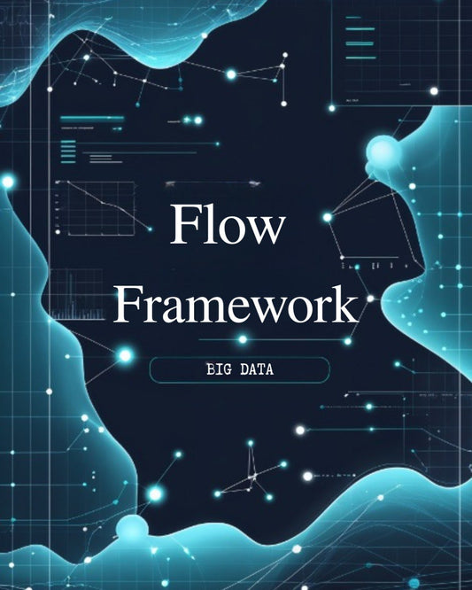 Digital e-book cover displaying "Flow Framework" 